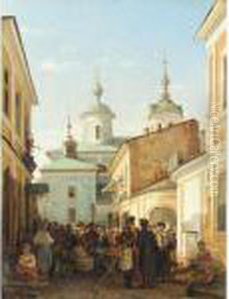 View Of Novgorod by Petr Petrovich Vereshchagin