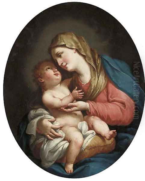 The Madonna and Child Oil Painting by Francesco Fernandi