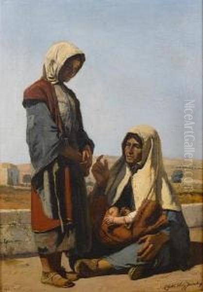 Jerusalem Oil Painting by Charles Verlat