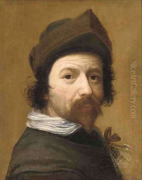 Portrait of a man Oil Painting by Ludovicus Finsonius (see FINSON, Louis)