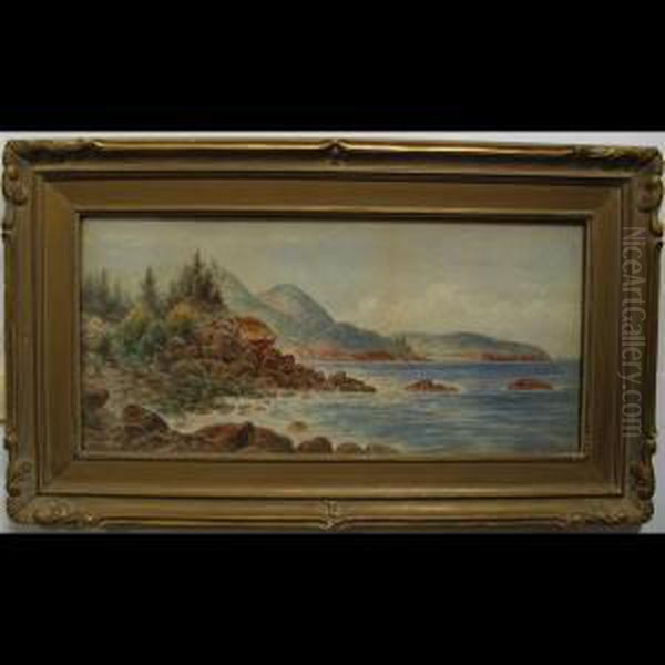 On The Coast Of Maine Oil Painting by Frederick Arthur Verner