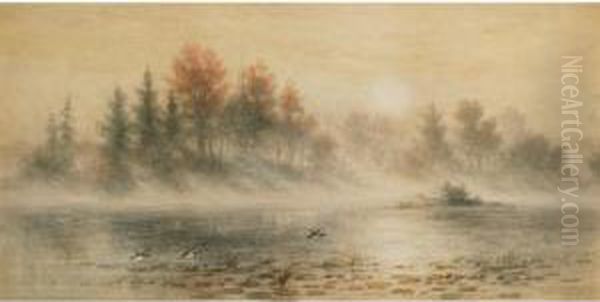 Parry Sound, Morning Oil Painting by Frederick Arthur Verner