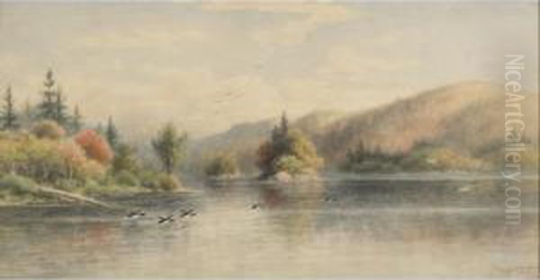 On The Nipigon River Oil Painting by Frederick Arthur Verner