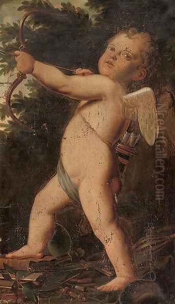 Omnia Vincit Amor Oil Painting by Marcantonio Franceschini