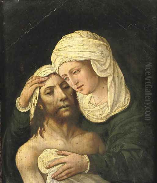 The Pietà Oil Painting by Juan De Flandres