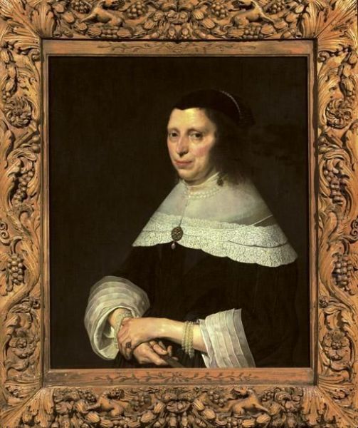 Portrait Of A Lady Oil Painting by Johannes Cornelisz. Verspronck