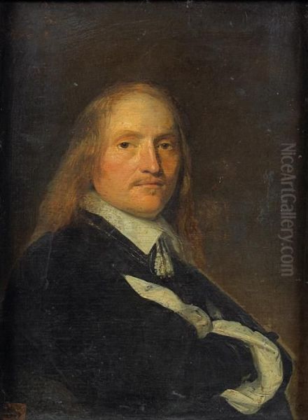 Portrait Presume De Andre De Villepontoy De Bergerac. Oil Painting by Johannes Cornelisz. Verspronck