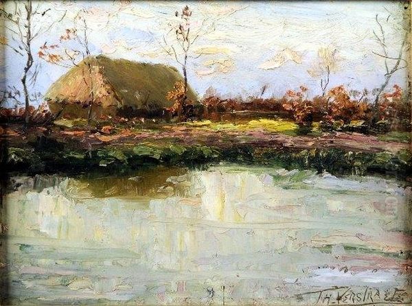 [bord D'etang] Oil Painting by Theodoor Verstraete