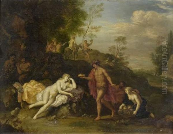 Bacchus Et Ceres Oil Painting by Daniel Vertangen