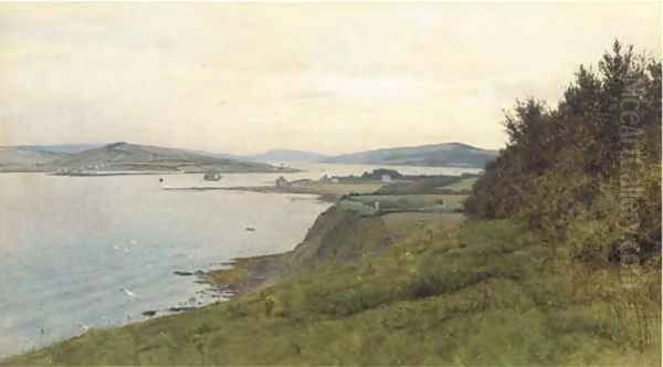 On the Scottish coast Oil Painting by George Gordon Fraser