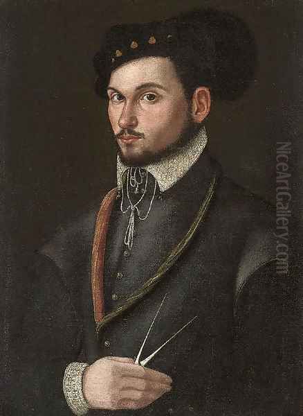 Portrait of a navigator Oil Painting by Lavinia Fontana