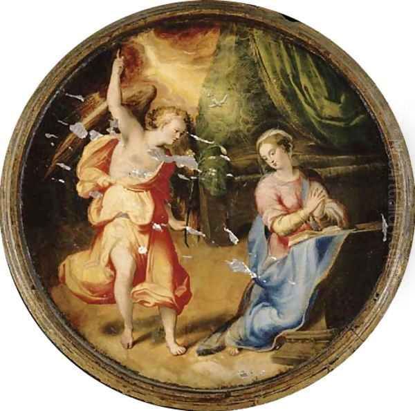 The Annunciation Oil Painting by Lavinia Fontana