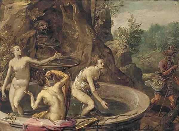 Diana and Actaeon Oil Painting by Paolo Fiammingo