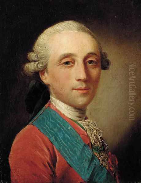 Portrait of the Comte d'Artois Oil Painting by Jean-Martial Fredou