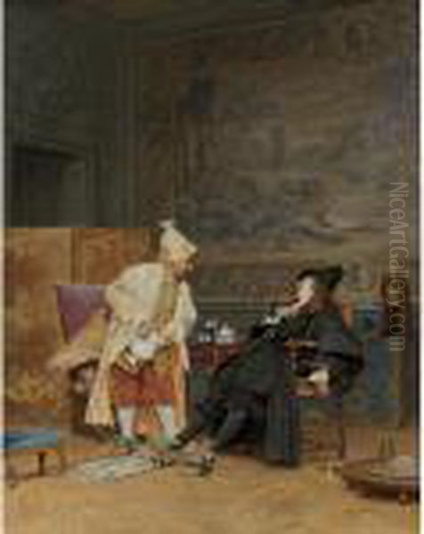 Le Medecin Malade Oil Painting by Jehan Georges Vibert