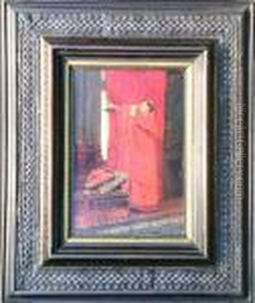 Through The Looking Glass Oil Painting by Jehan Georges Vibert