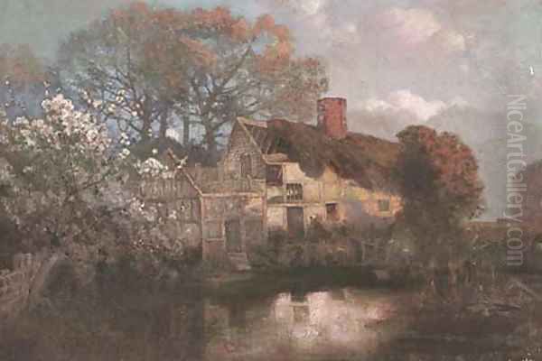 The old homestead Oil Painting by Walter Alfred Firkins