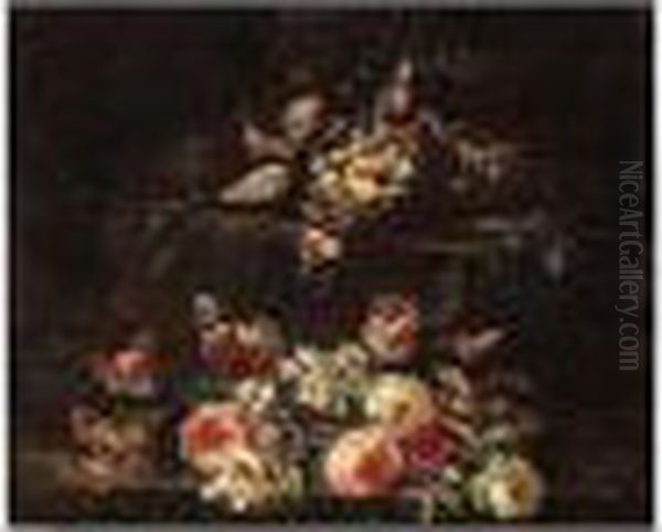 Active In Milan During The Second Half Of The 17th Century Oil Painting by Vicenzino