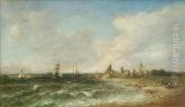 Portsmouth Oil Painting by Alfred Vickers