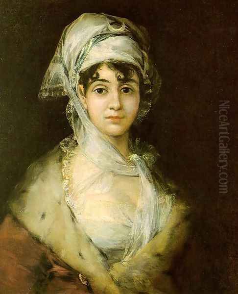 Antonia Zarate Oil Painting by Francisco De Goya y Lucientes