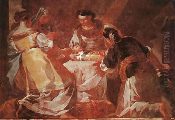 Birth Of The Virgin Oil Painting by Francisco De Goya y Lucientes