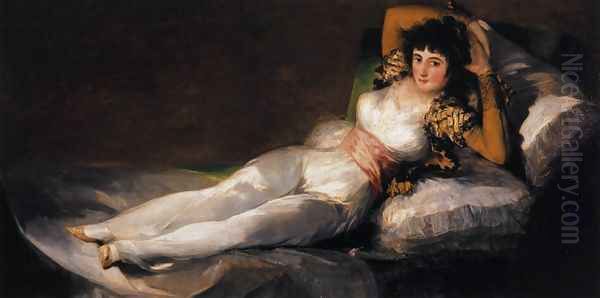 The Clothed Maja (La Maja Vestida) Oil Painting by Francisco De Goya y Lucientes