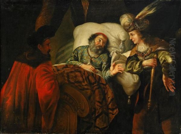 Isaac Valsignar Jacob Oil Painting by Jan Victors