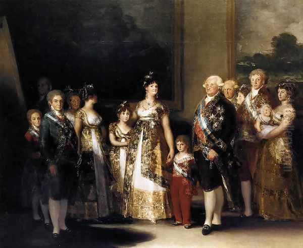 Charles IV And His Family Oil Painting by Francisco De Goya y Lucientes