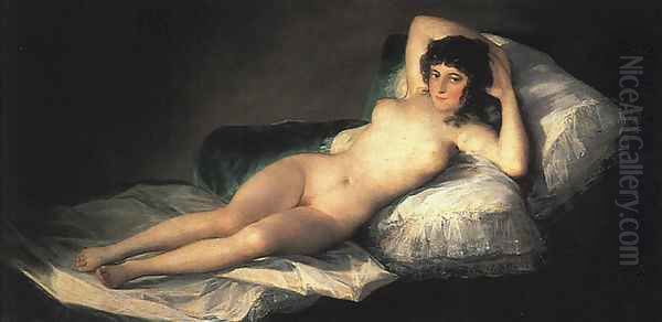 Nude Maja Oil Painting by Francisco De Goya y Lucientes