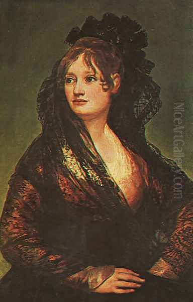 Dona Isabel Cobos De Porcel Oil Painting by Francisco De Goya y Lucientes