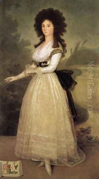 Dona Tadea Arias De Enriquez Oil Painting by Francisco De Goya y Lucientes