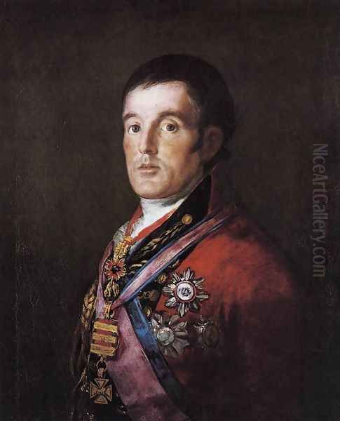 Portrait of the Duke of Wellington Oil Painting by Francisco De Goya y Lucientes