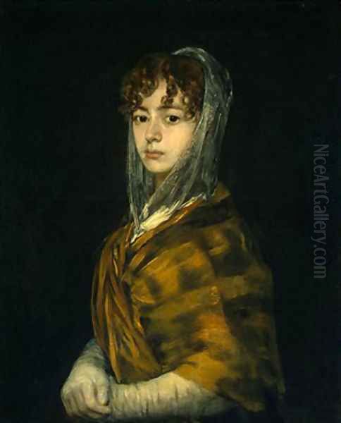 Senora Sabasa Garcia Oil Painting by Francisco De Goya y Lucientes