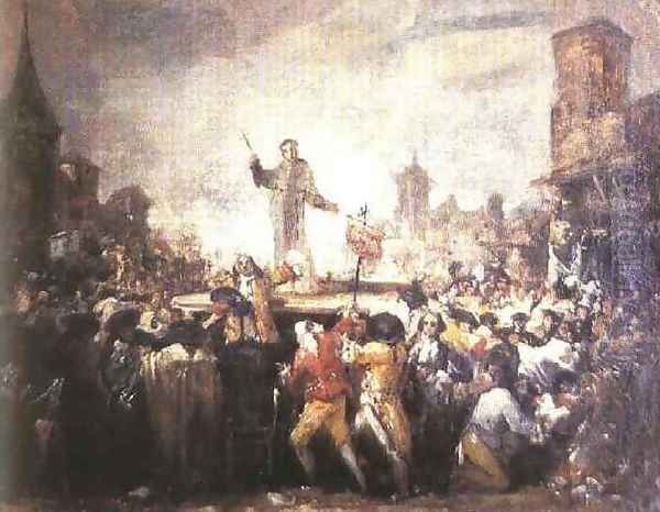 The Esquilache Riots Oil Painting by Francisco De Goya y Lucientes