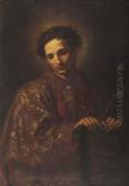 St. Lawrence Oil Painting by Jacopo Vignali