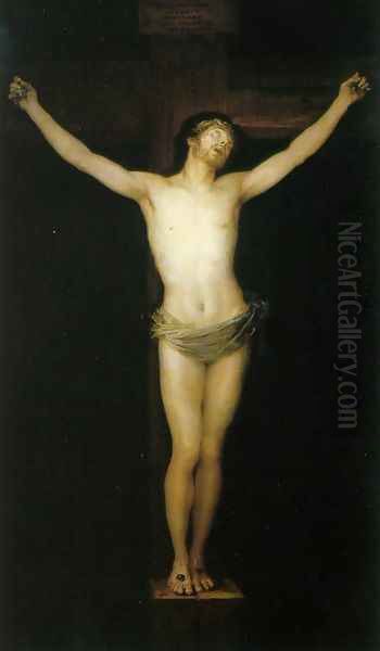 Crucified Christ Oil Painting by Francisco De Goya y Lucientes