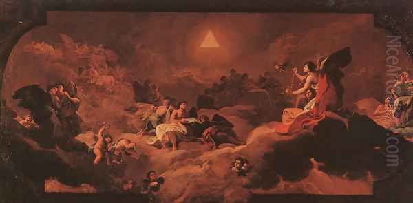 The Adoration Of The Name Of The Lord Oil Painting by Francisco De Goya y Lucientes