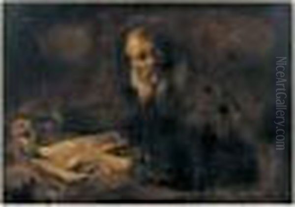 Saint Matthieu Oil Painting by Claude Vignon