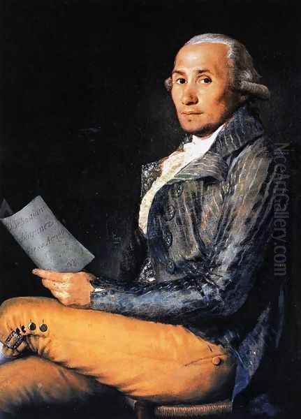 Sebastian Martinez Oil Painting by Francisco De Goya y Lucientes