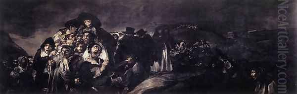 A Pilgrimage to San Isidro Oil Painting by Francisco De Goya y Lucientes