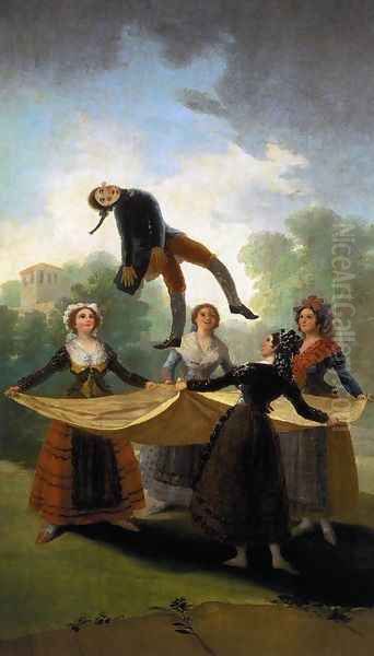 The Straw Manikin Oil Painting by Francisco De Goya y Lucientes