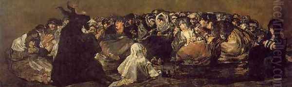 The Great He-Goat Oil Painting by Francisco De Goya y Lucientes