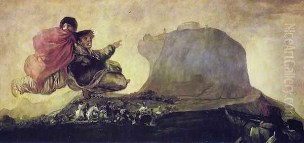 Asmodea Oil Painting by Francisco De Goya y Lucientes