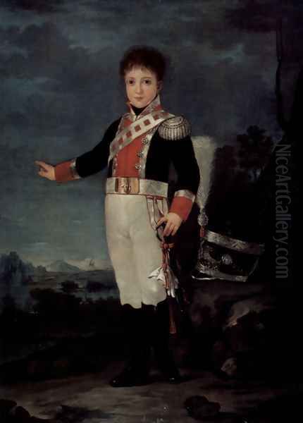 Portrait of Don Sebastian Gabriel de Borbón Oil Painting by Francisco De Goya y Lucientes