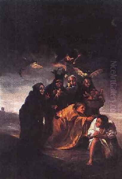 The Conjuration Oil Painting by Francisco De Goya y Lucientes