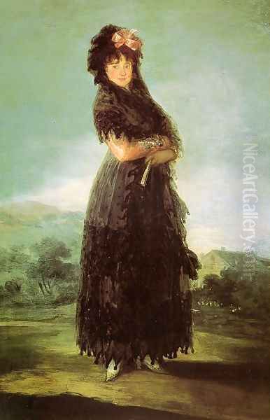 Portrait Of Mariana Waldstein Oil Painting by Francisco De Goya y Lucientes