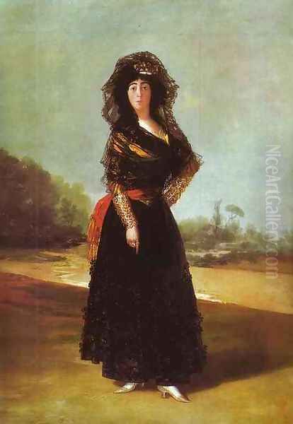 The Duchess of Alba Oil Painting by Francisco De Goya y Lucientes