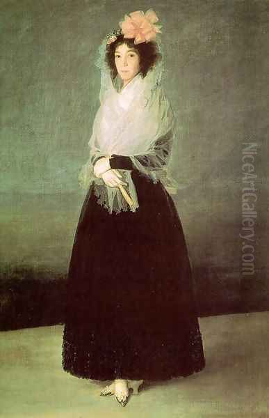 The Countess Of El Carpio Oil Painting by Francisco De Goya y Lucientes