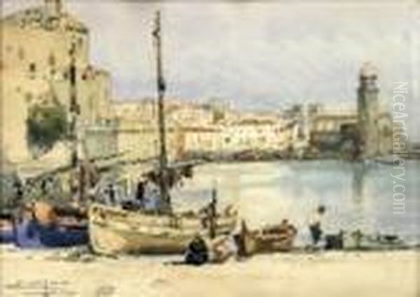 le Port De Collioure by Eugene Villon