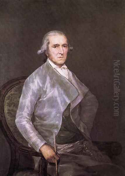 Portrait Of Francisco Bayeu Oil Painting by Francisco De Goya y Lucientes